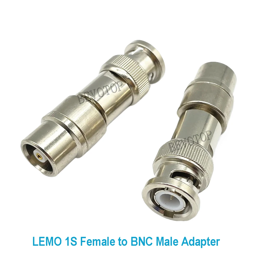 10PCS/lot Q9 BNC Male Plug to LEMO 1S Female Straight Connector for WiFi Radio LEMO 1S to BNC-J RF Adapter Wholesalea