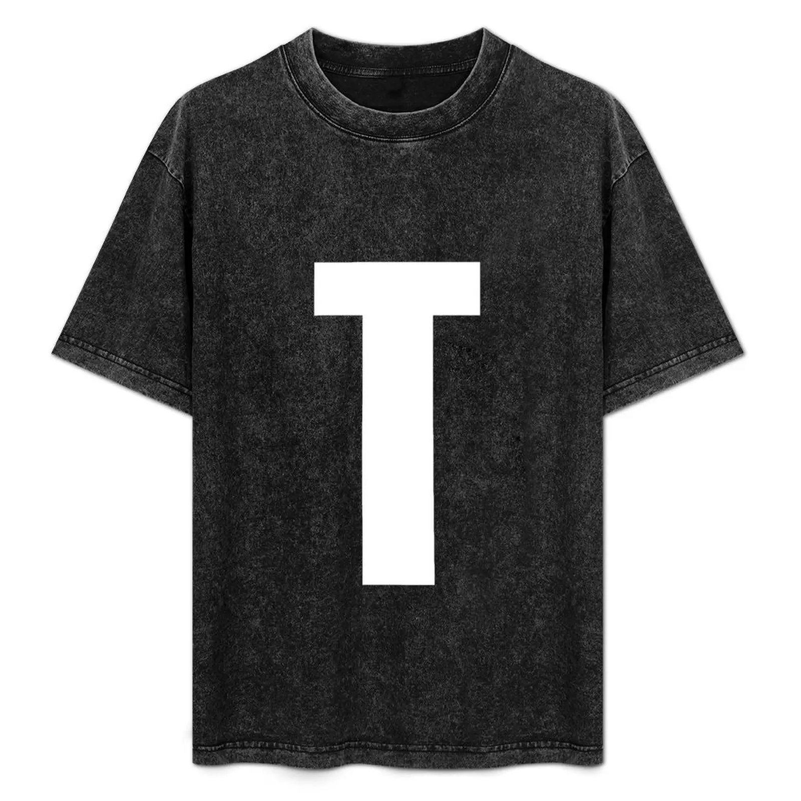 T Letter of ABC. Letter T. T-Shirt customizeds anime clothes summer top anime figures mens shirts graphic tee