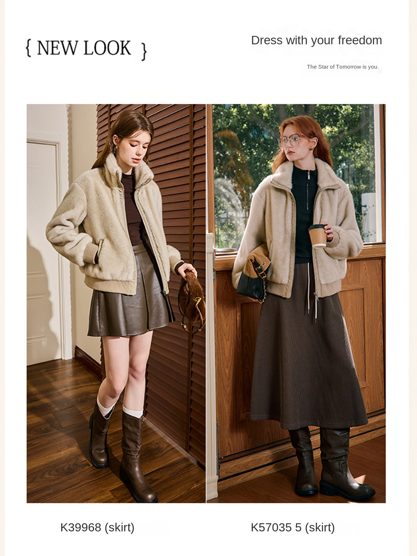 Cappotto da donna in velluto kaki, un nuovo top slavo in pelliccia di visone finto per l'inverno 2025