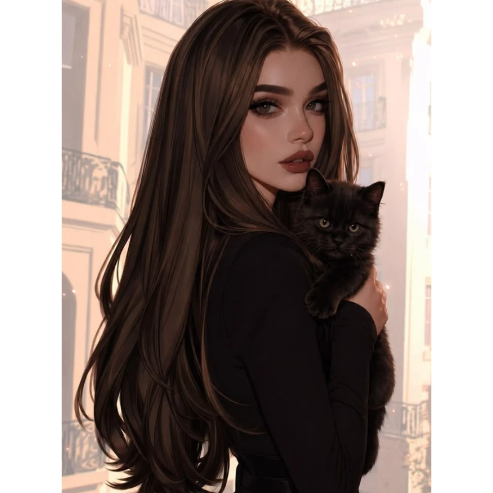 quebra-cabeca-de-500-1000-1200-2000-pecas-com-mulher-segurando-gato-preto-atividade-familiar-diy-jogo-relaxante-para-decoracao-de-sala-de-estar-e-presente