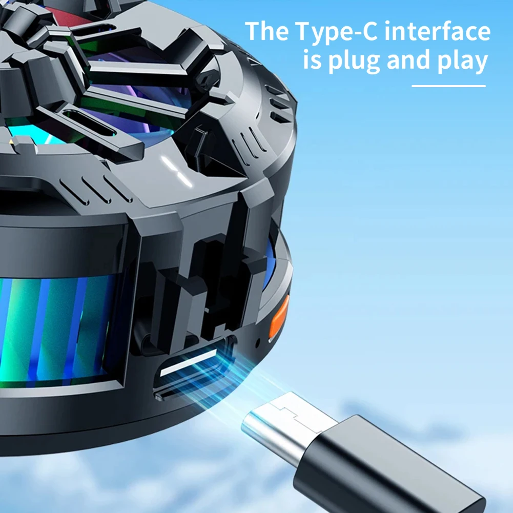 พัดลมระบายความร้อนหม้อน้ำโทรศัพท์มือถือดิจิตอล dsplay คูลเลอร์แม่เหล็กสำหรับ iPhone Samsung อุปกรณ์เสริมสำหรับเล่นเกม pubg