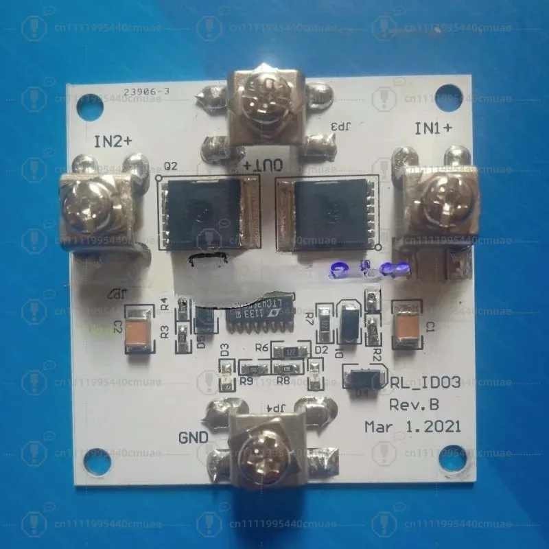 LTC4355 Dual ideal diode, power supply or power supply, choose one 100V60A