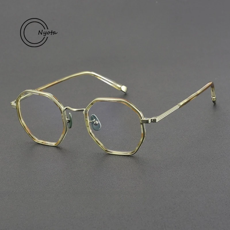 

2025 Fashionable Trendy Polygonal Glasses Frame For Women And Men high Quality Design Optical Eyglasses Myopia Reading Eyewear