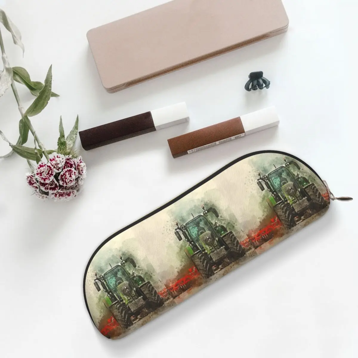 

Пеналы для прививки Fendt Tractor, держатель для ручек, канцелярские принадлежности, большая вместительная коробка для ручек, сумка-карандаш для школьников