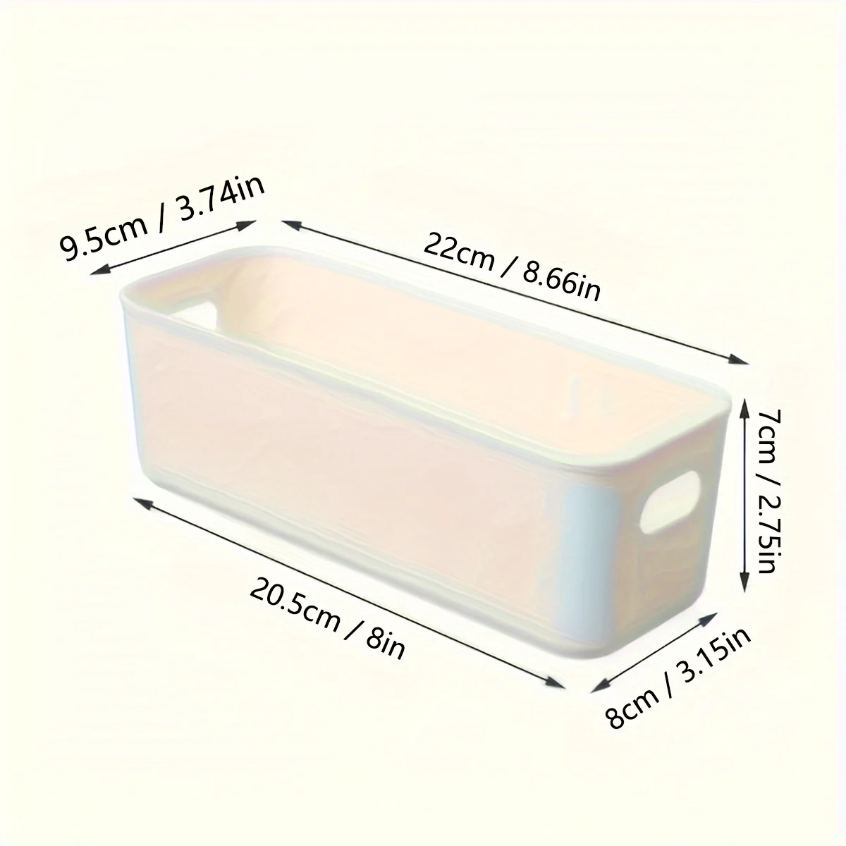 Sundry storage basket home cosmetics storage box snack storage box home kitchen storage box plastic underwear storage box