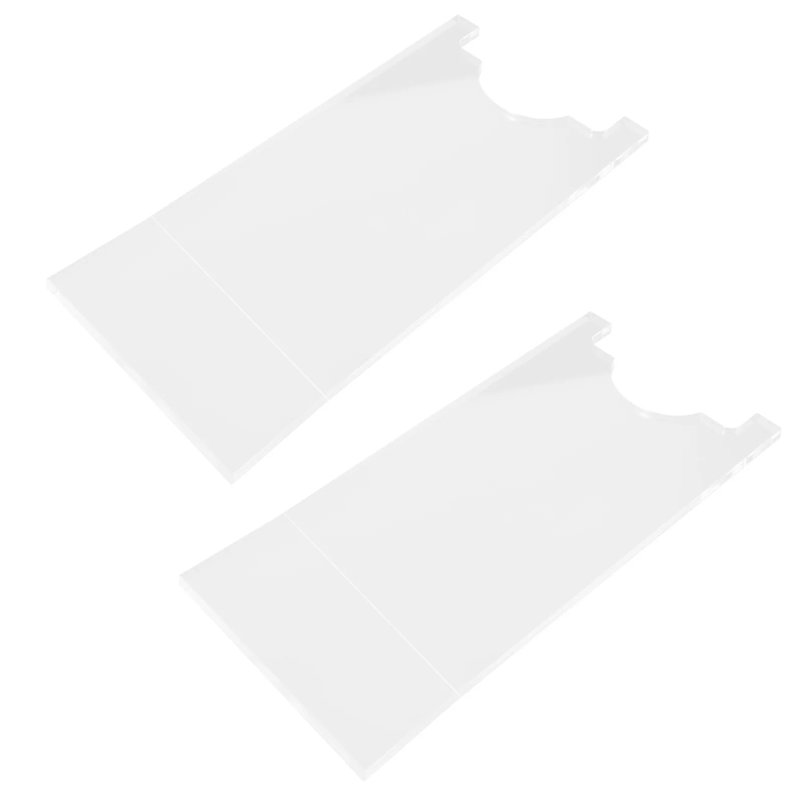 

2pcs Wall Corner Protective Padding Transparent Furniture Bumper Guards Socket Heating Fire Retardant Pad For Chairs Tables