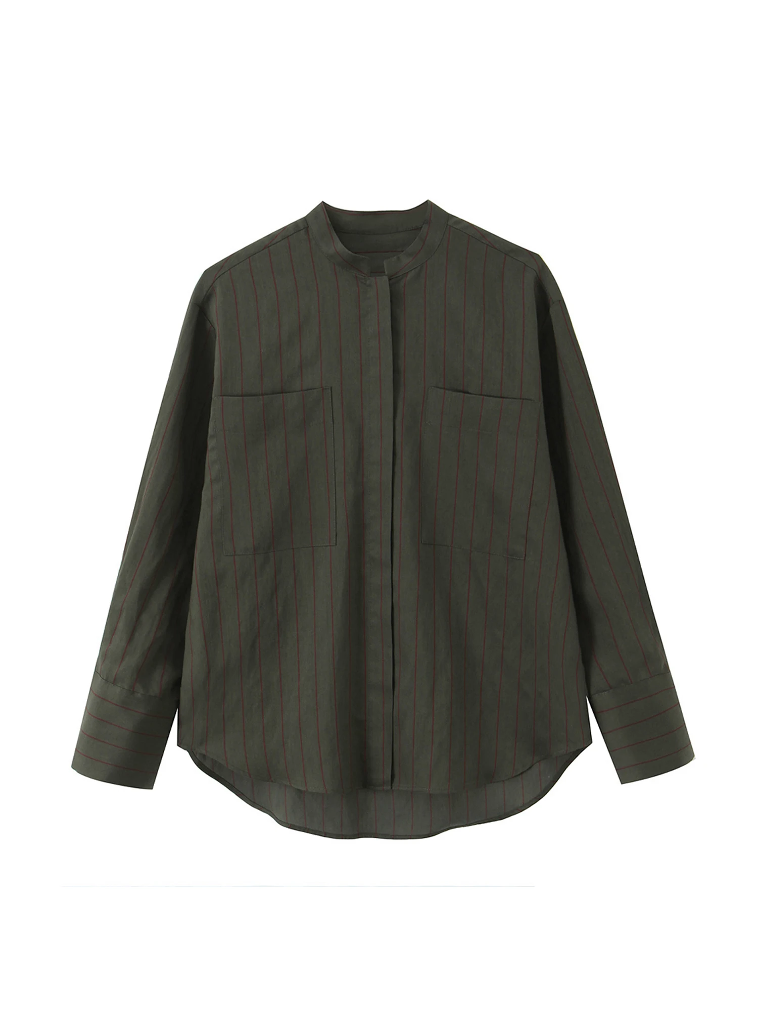 여성용 블랙 고딕 에모 스트라이프 셔츠 긴팔 블라우스 빈티지 우아한 2000년대 오버사이즈 셔츠 패션 의류 봄 가을