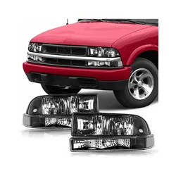 Headlight Head Light for Chevrolet Chevy S10 Blazer 1998 1999 2000 2001 2002 2003 2004 Without Light