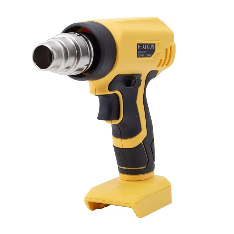 360W Portable Heat Gun for DeWalt 18/20V Li-ion Battery Industrial Handheld Electric Heat Gun with 4 Nozzles