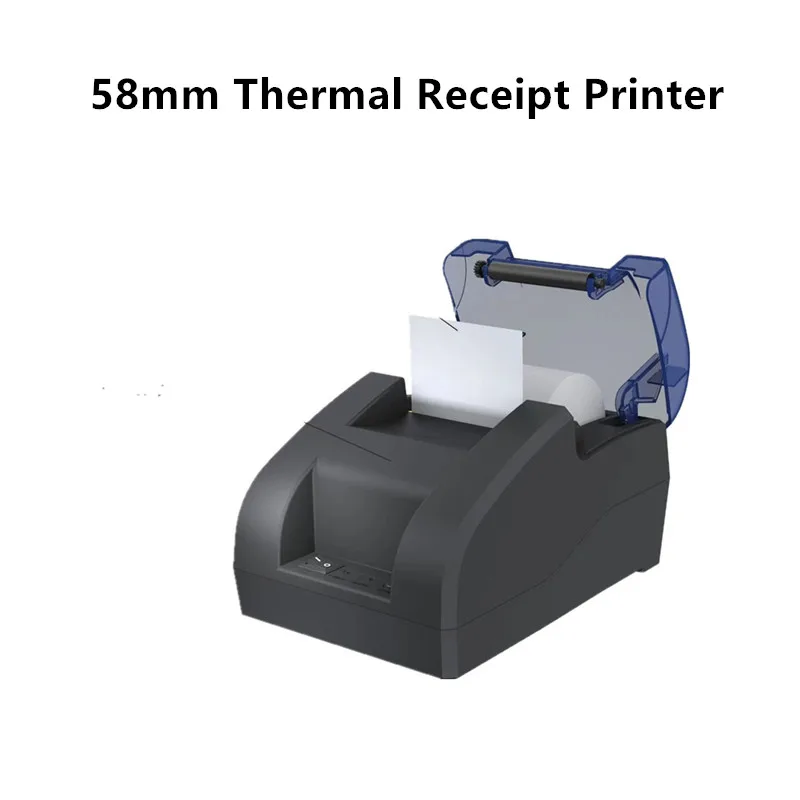 JHZ for Supermarket Retail Catering Hotel Checkout Bill Ticket 58mm Cashier Receipt Bluetooth USB Thermal Printer Multi-language