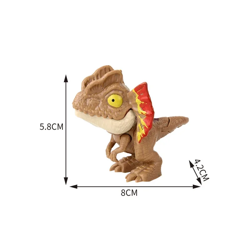 Jurassic Finger Dinosaurier Tyrannosaurus Modell Spielzeug für Kinder Finger Beißen Dinosaurier Bewegliche Gelenke Dinosaurier Spielzeug für Jungen Geschenk – Detail 12