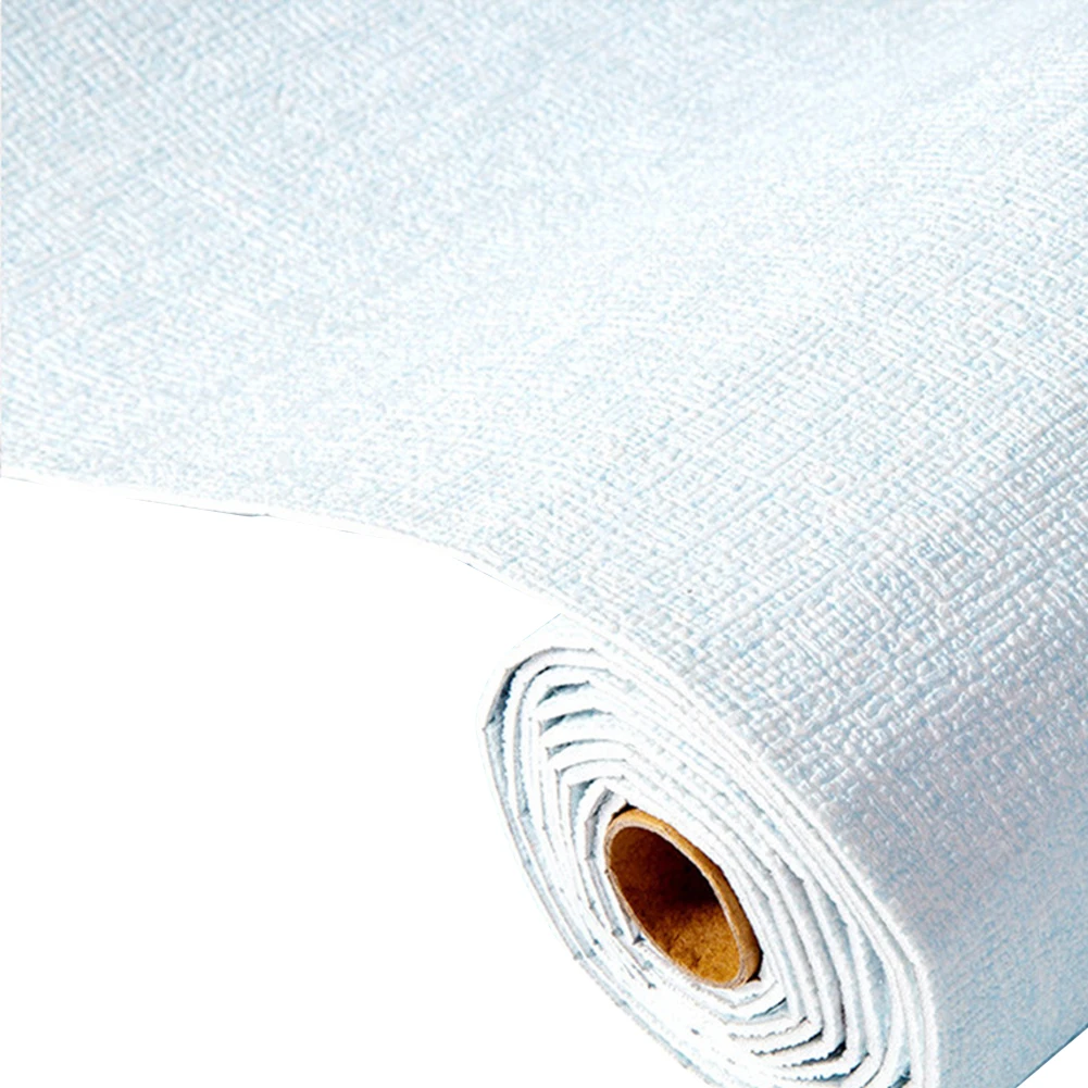 Grey Grasscloth Peel and Wallpaper Faux Linen Texture Vinyl for Walls Cabinets Backsplashes Furniture 0.5x2.8m