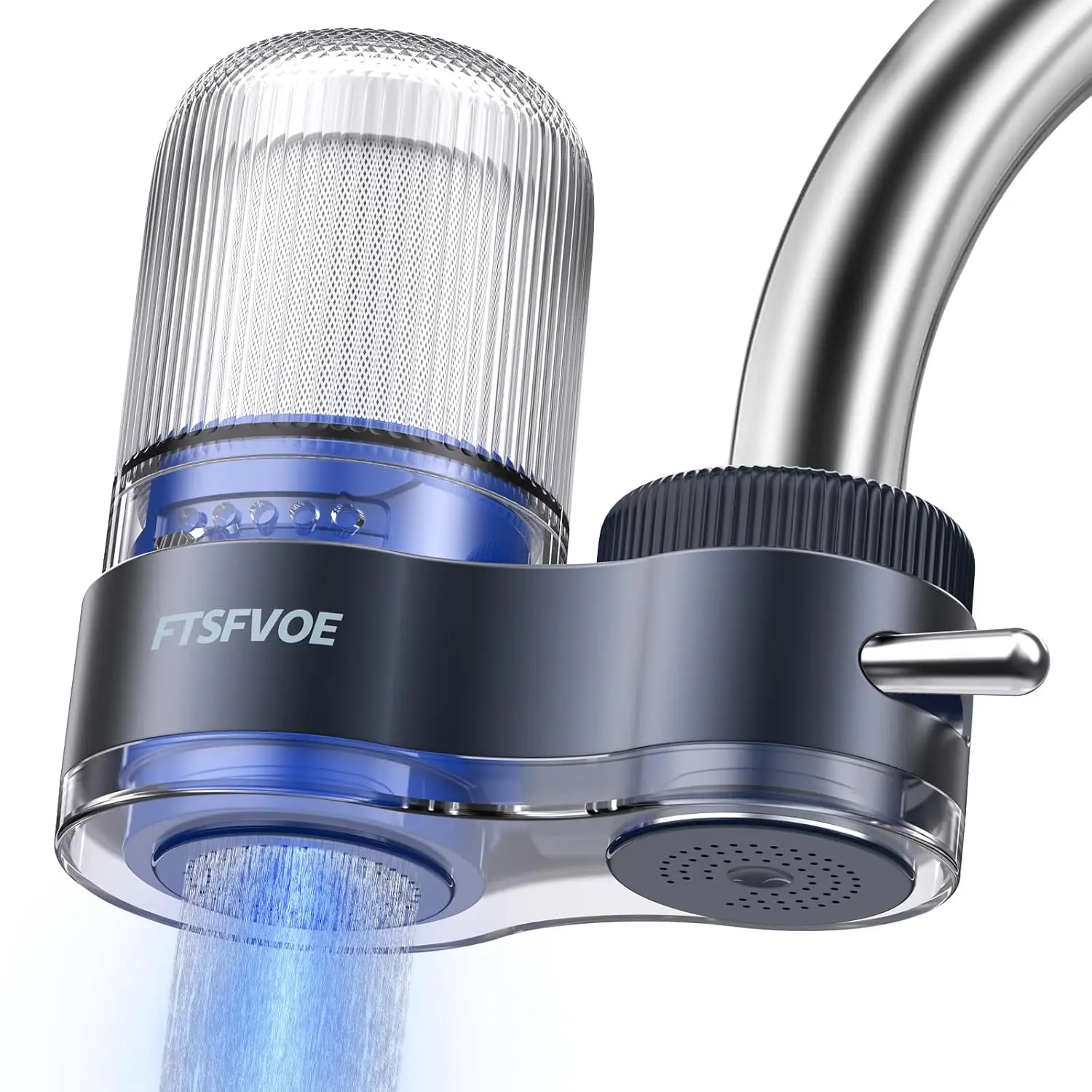 

Фильтр для воды для смесителя для кухонной раковины — двойной выпуск, удаляет хлор, липучей, тяжелые металлы и плохой вкус, 2 сменных фильтра