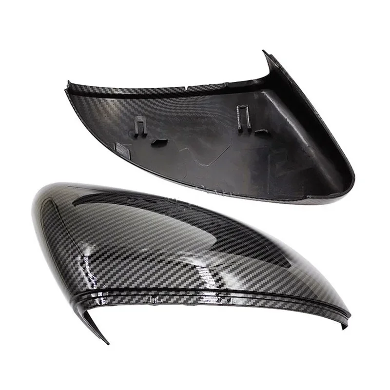 For Volkswagen Golf 7 7.5 GTI R Carbon Fiber Water Transfer Reversing Mirror Housing Cover - Direct Replacement