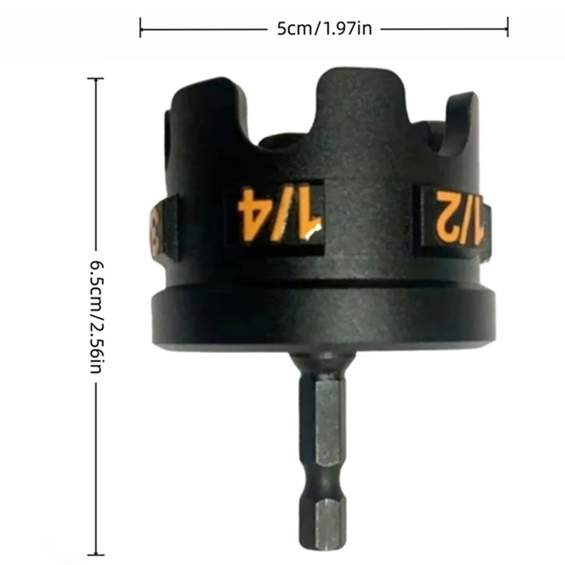 A84E-Strumento estrattore per rimozione bulloni per attacco trapano con cerniera dado per rimozione dadi e bulloni, per chiavi a bussola per rack per condutture