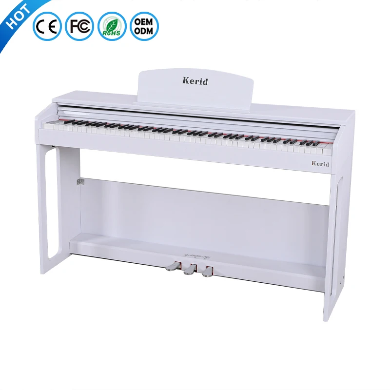 Popular white electronic piano keyboard instruments 88 keys keyboard digital piano