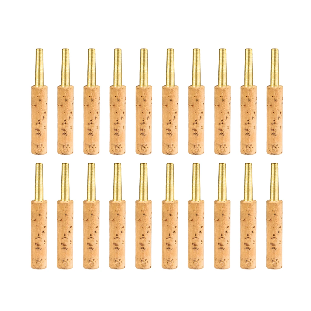 

LOOK 20PCS Advanced Oboe Reeds Staple Tubes Oboe Parts 47mm W/Cork Wrapped Brass Tube DIY Repair Makers Oboe Reeds Accessories