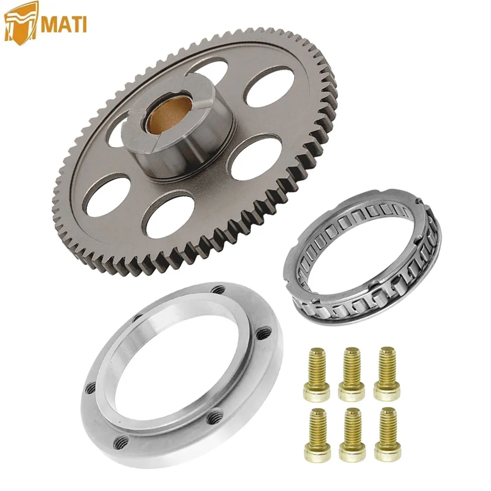 M MATI rozrusznik sprzęgło rozruchowe jednokierunkowe łożysko zębate dla Yamaha Rhino 660 Grizzly 660 2003-2008 5KM-15590-00-00 5KM-15517-10-00