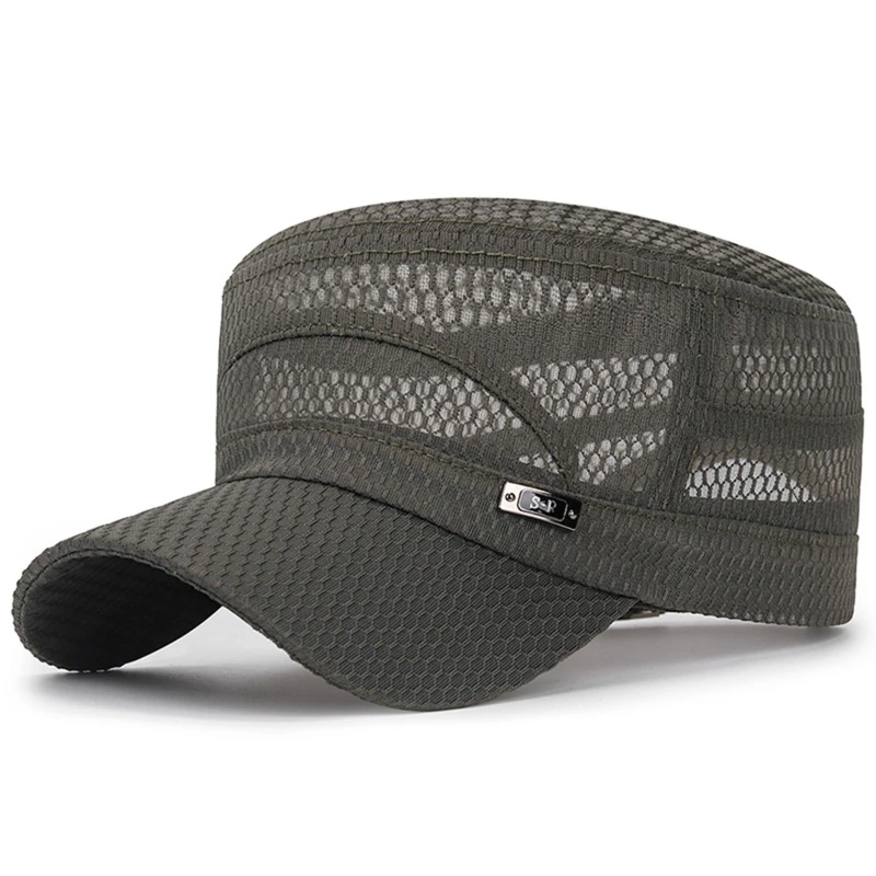 2026 New Breathable Mesh Solid Color Baseball Cap Unisex Lightweight Summer Outdoor Sun Protection Sports Hat