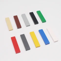 Flat Tile 1x4 Bricks MOC 2431 91143 Building Blocks Toys Architecture DIY Floor Parts Compatible With LEGO