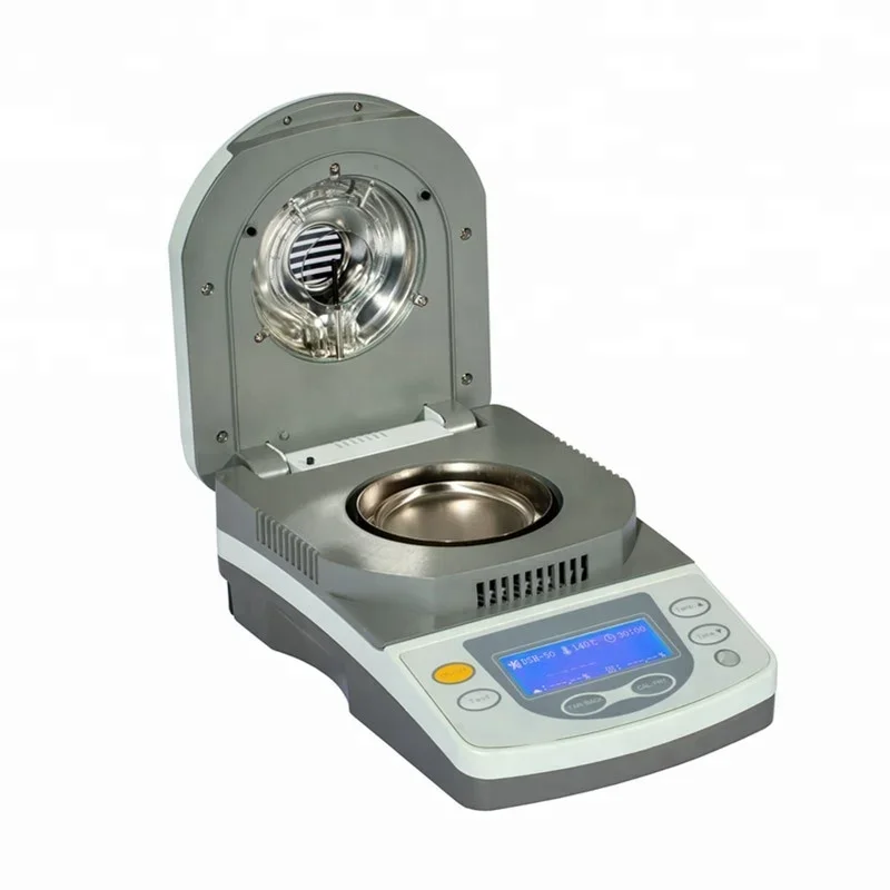 Digital Halogen Moisture Meter Analyzer Powder,Portable Grain Moisture Tester, Food Moisture Meter Balance