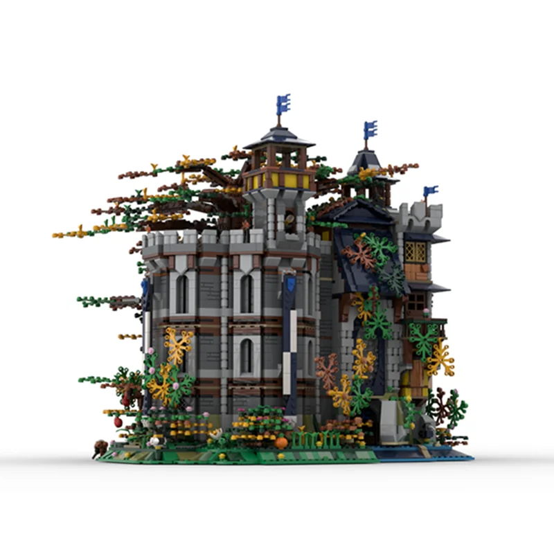 6223 elementy Moc Drzewo Życia Zamek Model Klocki - Kapryśna Architektura, Idealny Prezent Urodzinowy Klocki Konstrukcyjne