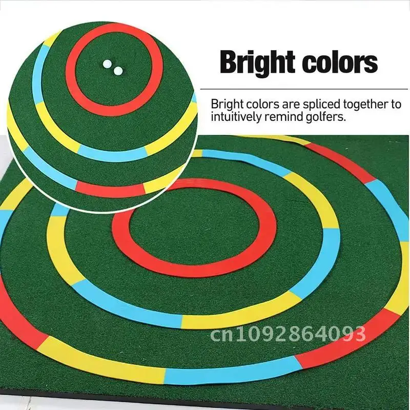 Golf Putting Training Targets Golf Trainer Target Circles Silicone Golf Golf Circle Chipping Rings Golf Putter Trainer supplies