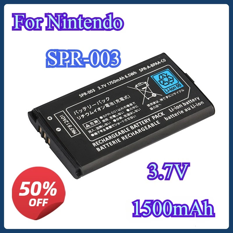 

SPR-003 Li-ion Battery 1500mAh Rechargeable Battery For Nintendo 3DSLL 3DSXL 3DS ll Game Console SPR003 Batteries