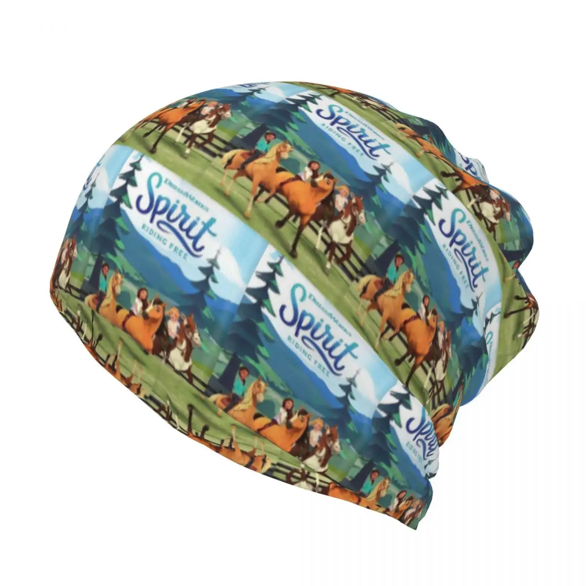 Spirit Riding Free Bandana Neck Gaiter Face Scarf Multi-use Headwear Beanies Hat Unisex Adult Washable