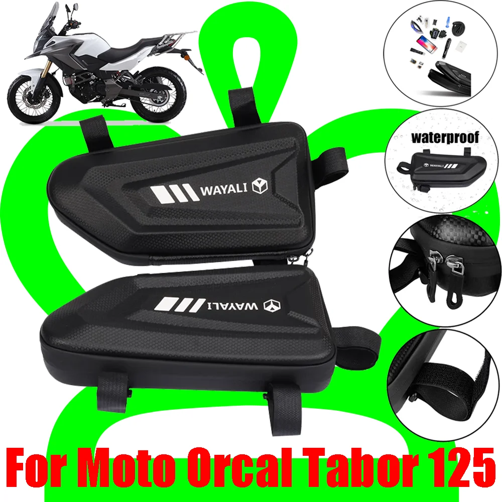 

Водонепроницаемая боковая сумка для мотоцикла Moto Orcal Tabor 125, сумка для инструментов, сумка на раму, сумка для хранения багажа, седельная сумка
