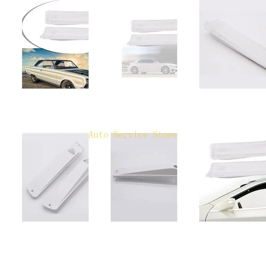 462A Professional Clear Front Turn Lights ABS Turn Lamp Car Accessories Quick Fixing fitting for F150 2 Pack