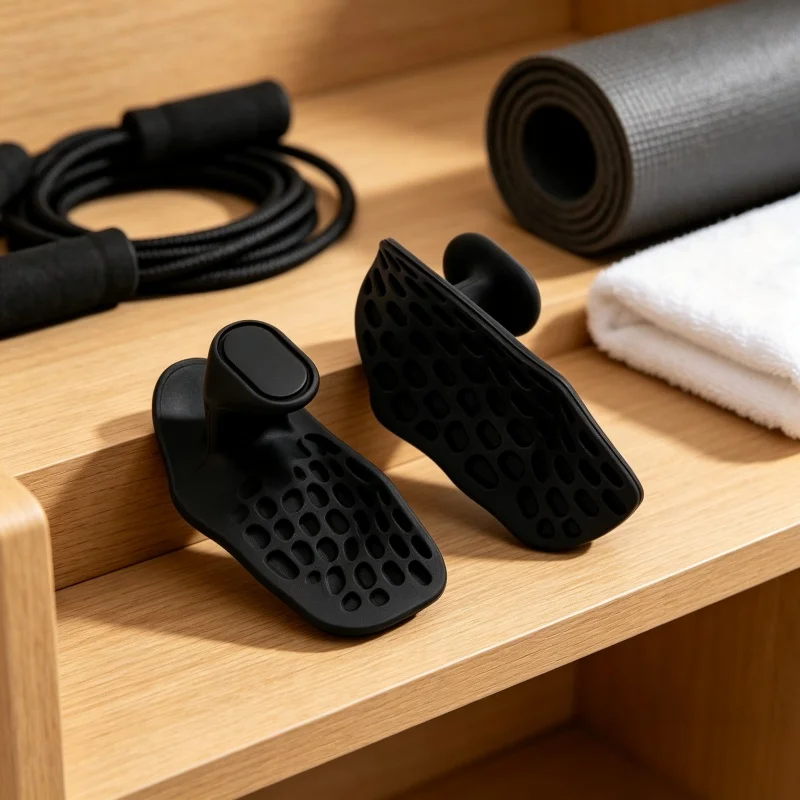 Silicone Workout Grip Pad Anti Slip Hand Gripper for Dumbbell Weight Lifting Breathable Gym Hand Grip Strengthener