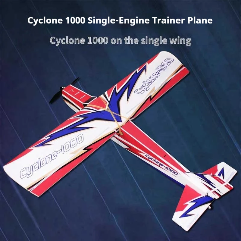 Whirlwind 1000 Model Aircraft Electric Remote Control Fixed Wing Novice Takeoff And Landing Practice Machine, Drop Resistant