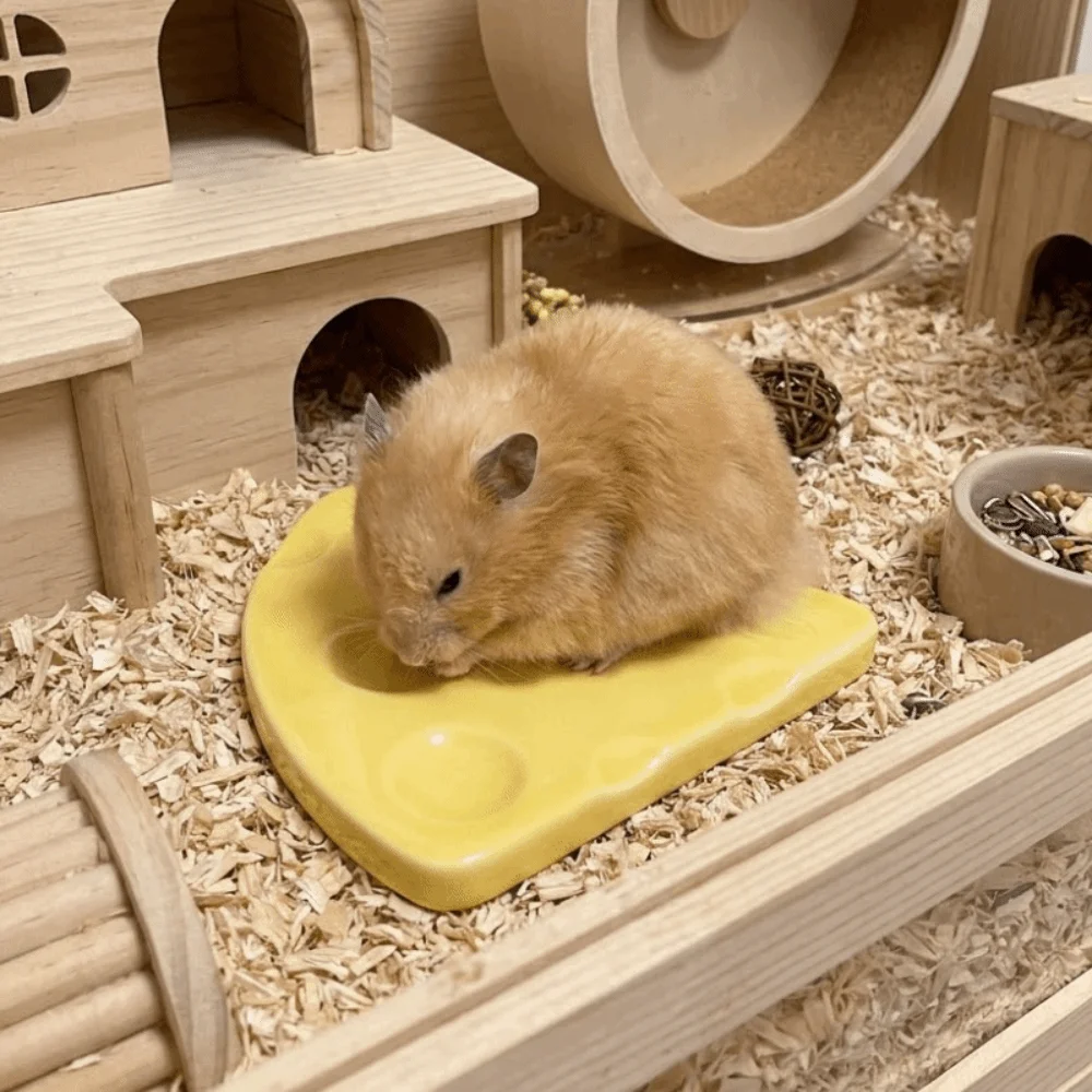

Portable Ceramics Hamster Ice Pad Non-Slip Smooth Surface Pet Cooling Pad Portable Cooling Board Summer Season