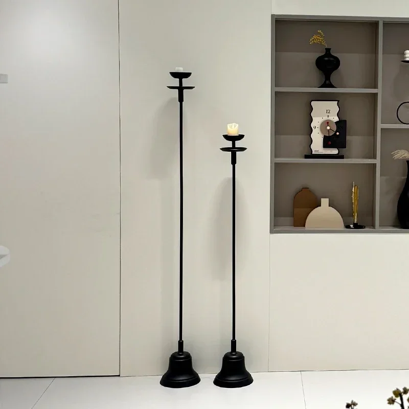 

Retro wabi candle holder ornament living room floor lamp holder atmosphere medieval decoration
