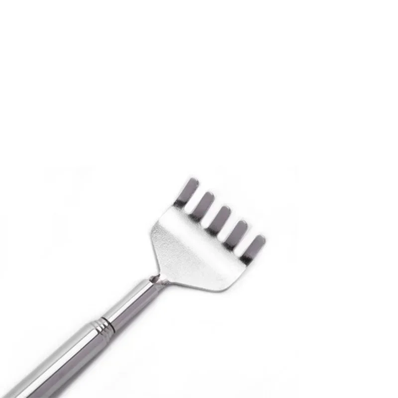 Back Scratcher Portable Back Massager Stainless Steel Telescopic Adjustable Size Itch Scratcher Pen Clip Massage Tool Heath Care