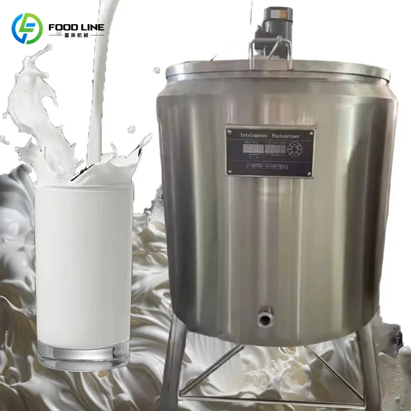 High-temperature milk sterilizer Professional ranch essential bus sterilizer can handle 200 liters of milk each time Customized
