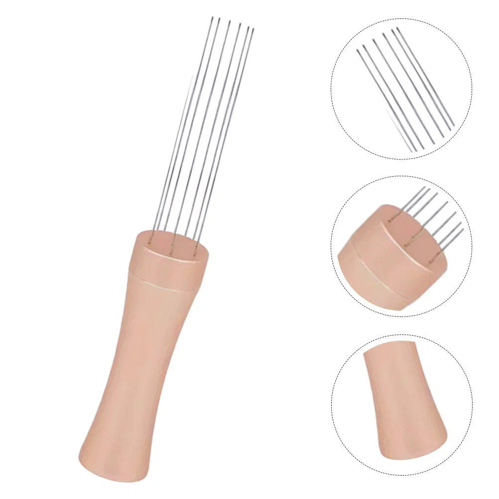 

Stainless Steel Espresso Stirrer Professional Coffee Powder Distributor Tool for Even Mixing and No Caking with Smooth Nonstick