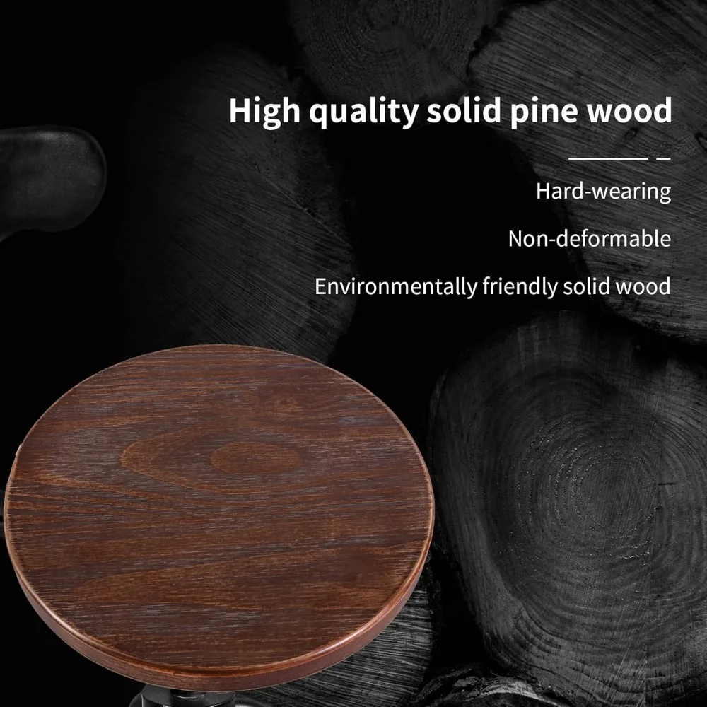 5-Piece Table & Chairs Set for Home Office Cafe Pub Bar Party Bistro,Rectangular DiningTable for2-4,FourSwivel AdjustableStools