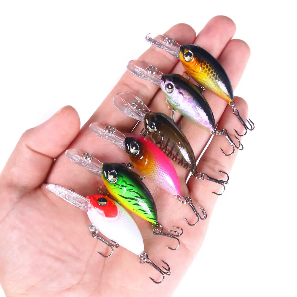 Señuelos Crankbait 6 cm profundidad media para lubina y lucio - imagen 4