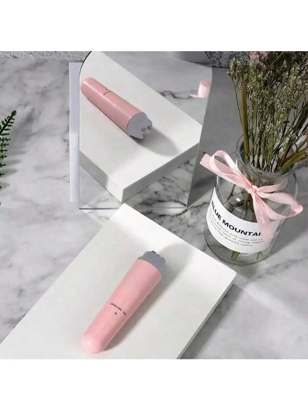 Mini Elektryczny Masażer Oczu Wibracyjny Urządzenie Kosmetyczne, Przenośny Masażer Mięśni Twarzy 4-w-1 - Świetny Prezent Dla Kobiet, Idealny Na Tra