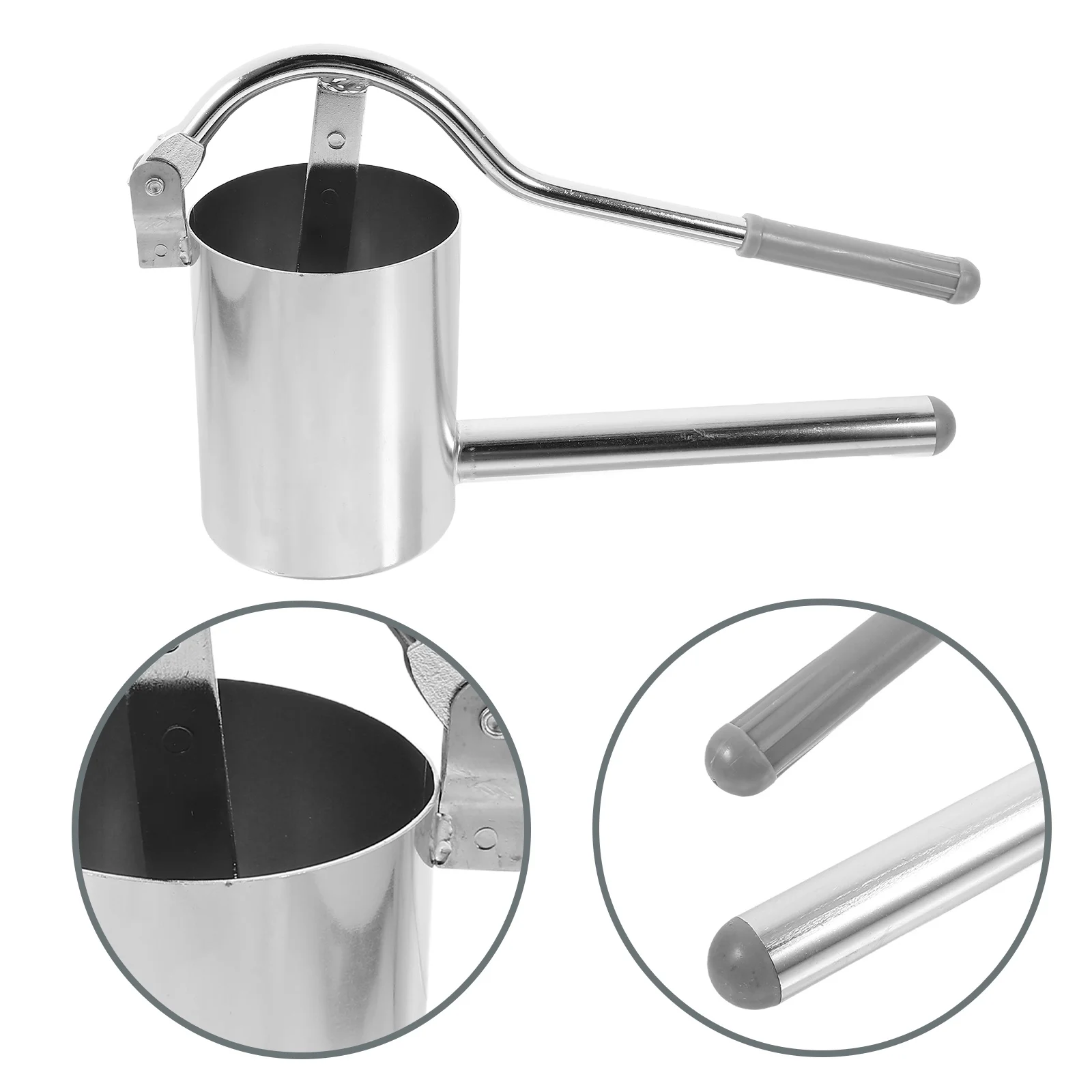 

1pc Stainless Steel Maker Household Kitchen Press Machine Manual Portable Home Noodle Tool Healthy Cooking Silver Color