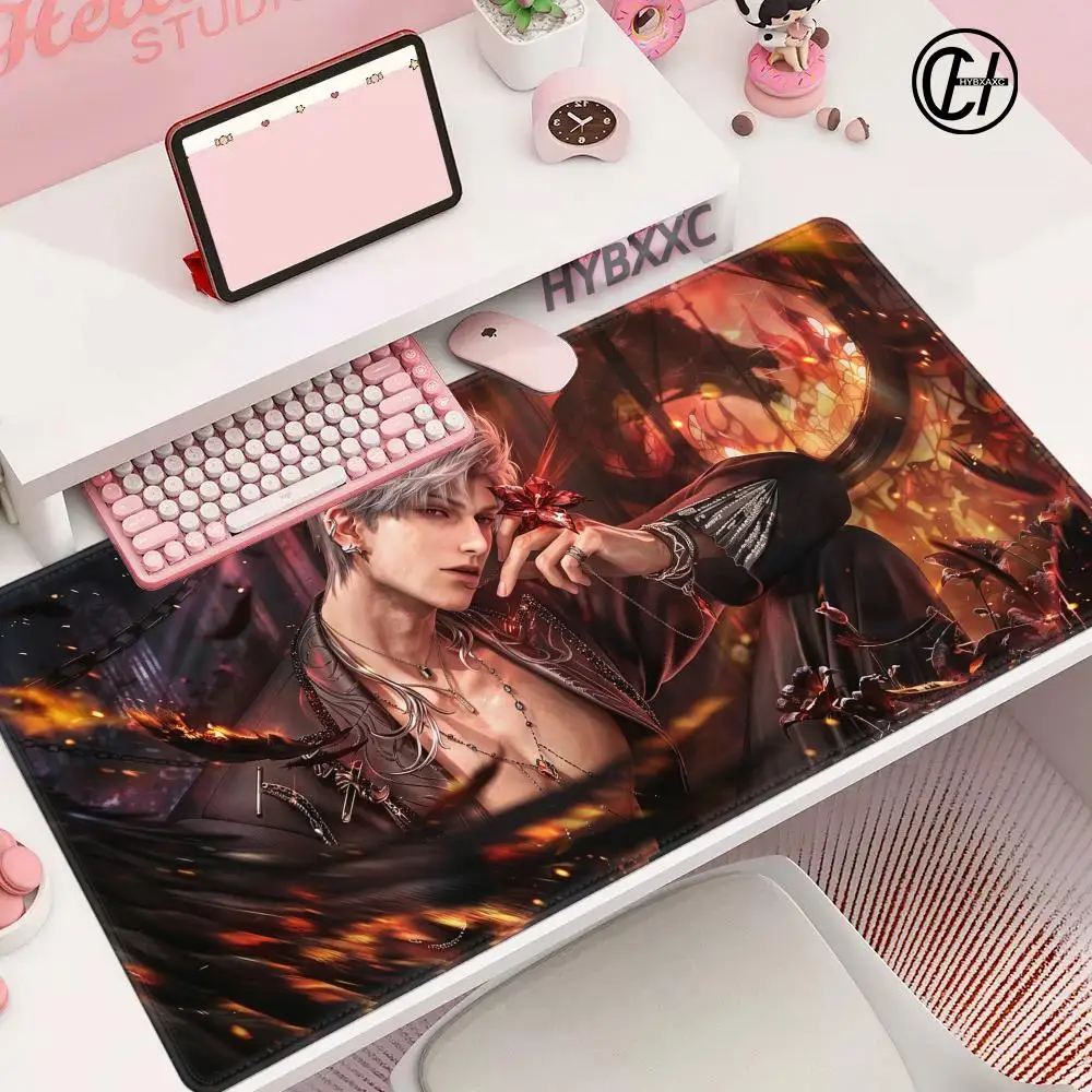 L-Love And D-Deepspace S-Sylus Handsome Qin Che Gaming Mouse Pad Otome Game Mouse Pad Personalized Desk Pad Keyboard Desk Mat