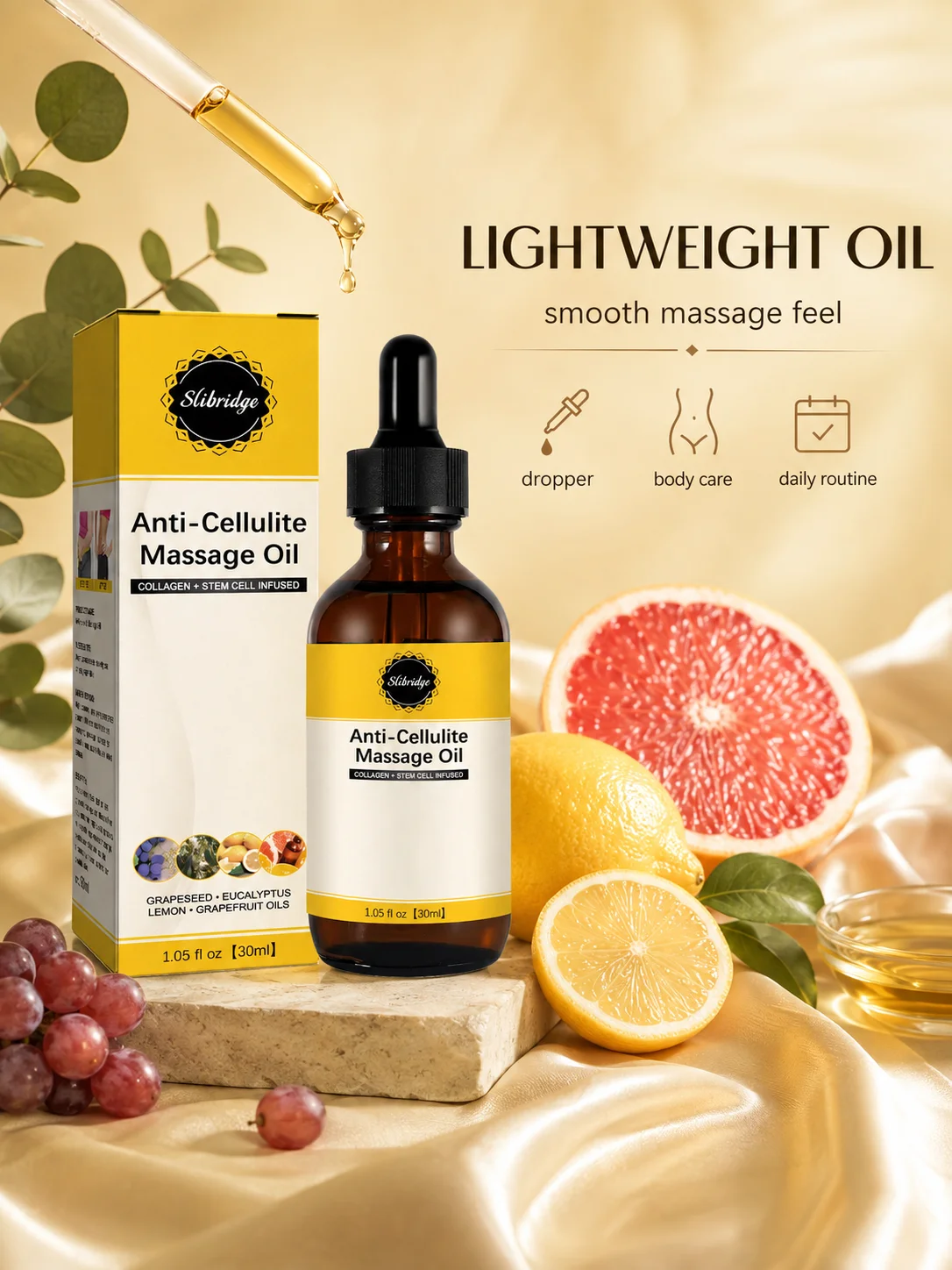 Slimming Essential Oil Weight Loss Body Shaping Firming Anti Cellulite Tightening Skin Full Body Massage Care for Women Men