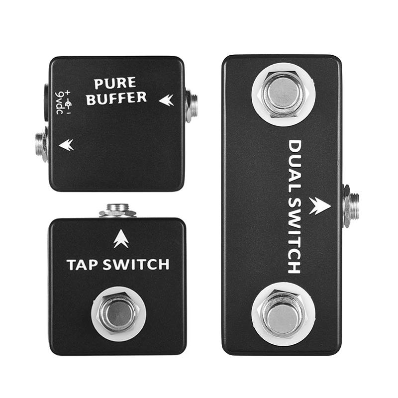 

MOSKY Dual Momentary Electric Guitar Bass Effect Pedal Footswitch DUAL SWITCH Guitar Pedal Overdrive For Electric Guitar Parts