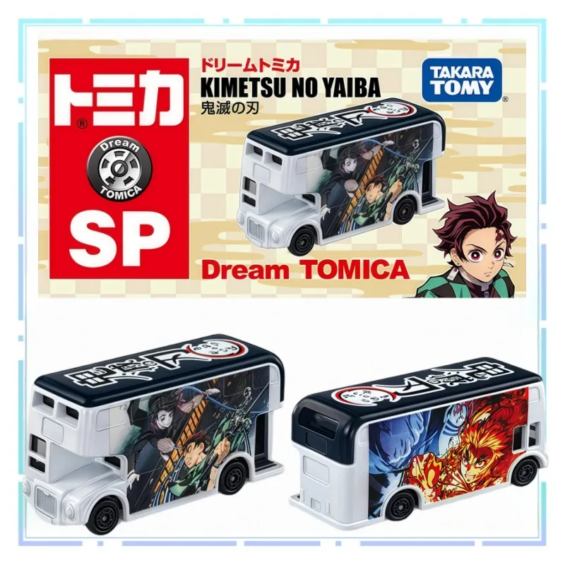 

TOMY сплав автомобиль Demon Slayer автобус аниме товары моделирование коллекция транспортных средств коллекционные украшения игрушки для мальчиков праздничные подарки