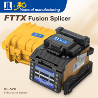 30 years History Portable Fusion adora Fiber Optical Splicer JILONG KL-520 9S Fast-splicing Time with Fiber Optic Cleaver Kits