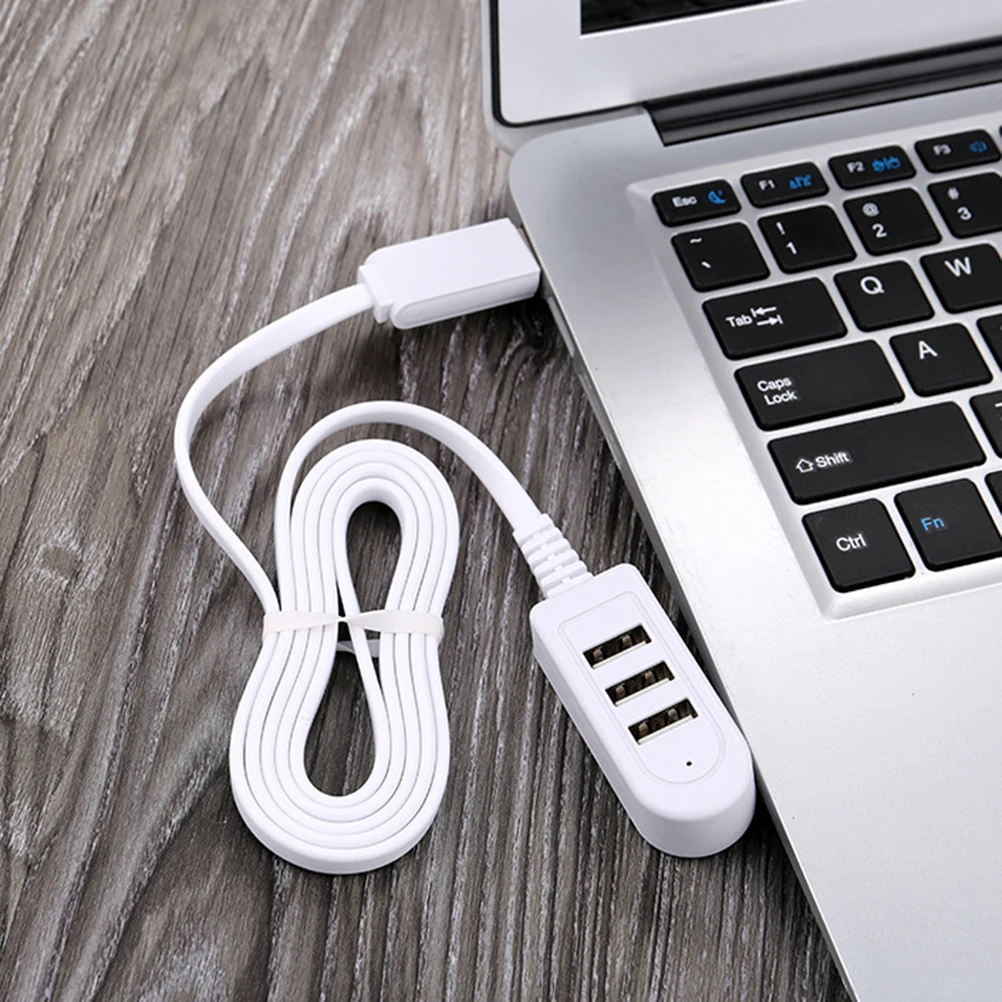 

3 Usb Charging Hub Multifunctional Extension Line Multi-port White 3A Travel