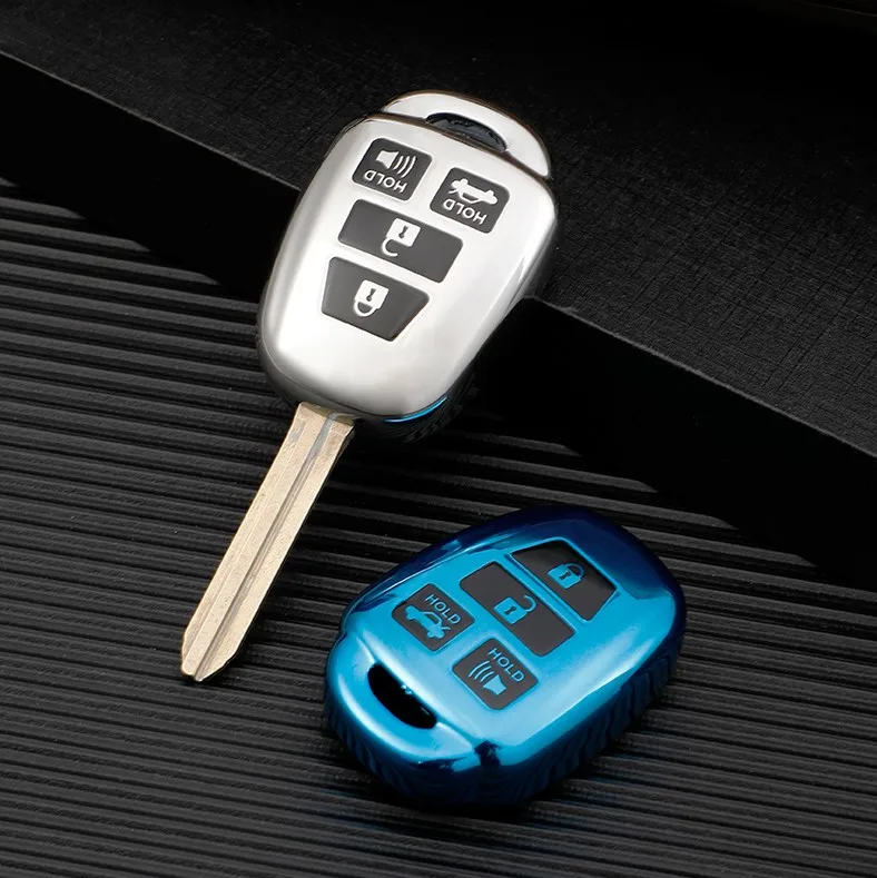 4Buttons Car Remote Key Shell for Toyota Camry Prius 2012 2013 2014 2015 2016 2017 Corolla RAV4 Key Case TOY43