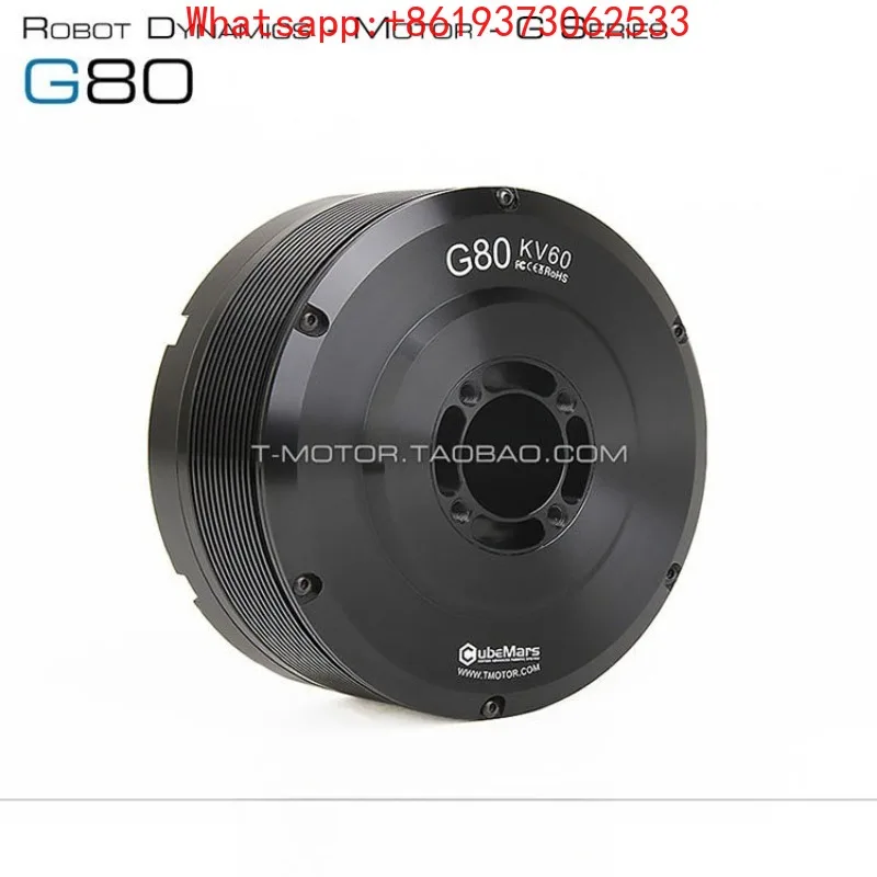 

Высокоточный бесщеточный трехфазный двигатель постоянного тока G80 для внутреннего вращения полого вала через отверстие, без модуля управления